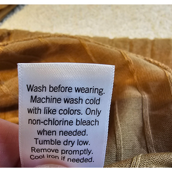 Nine West Brown Hooded Sweater Tunic Top Long Sleeve Ribbed Pullover Women’s XL - Picture 5 of 11